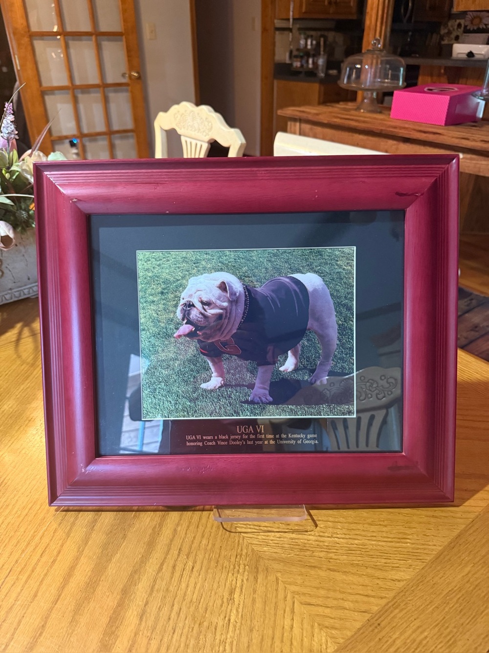 Framed Red Wood Picture Frame - Home Accents 8x10